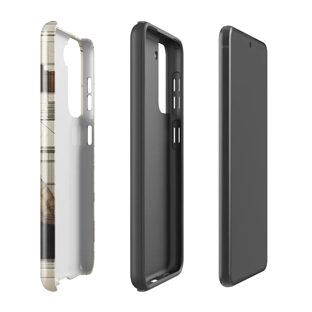 Quiet Reflections in Line | Phone Case |  S21 FE | Tough Case | Glossy