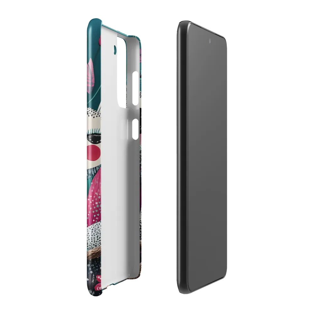 Whimsical Duo: A Celebration of Nature and Color