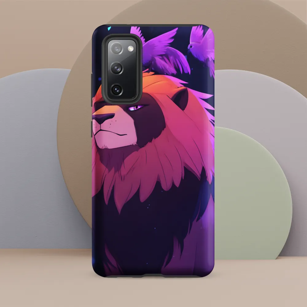 Regal Serenity: The Majestic Lion | Phone Case |  S20 FE | Tough Case | Matte
