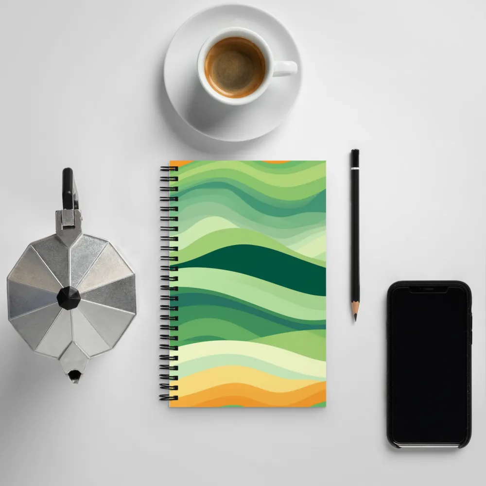 Waves of Tranquility | Spiral Notebook