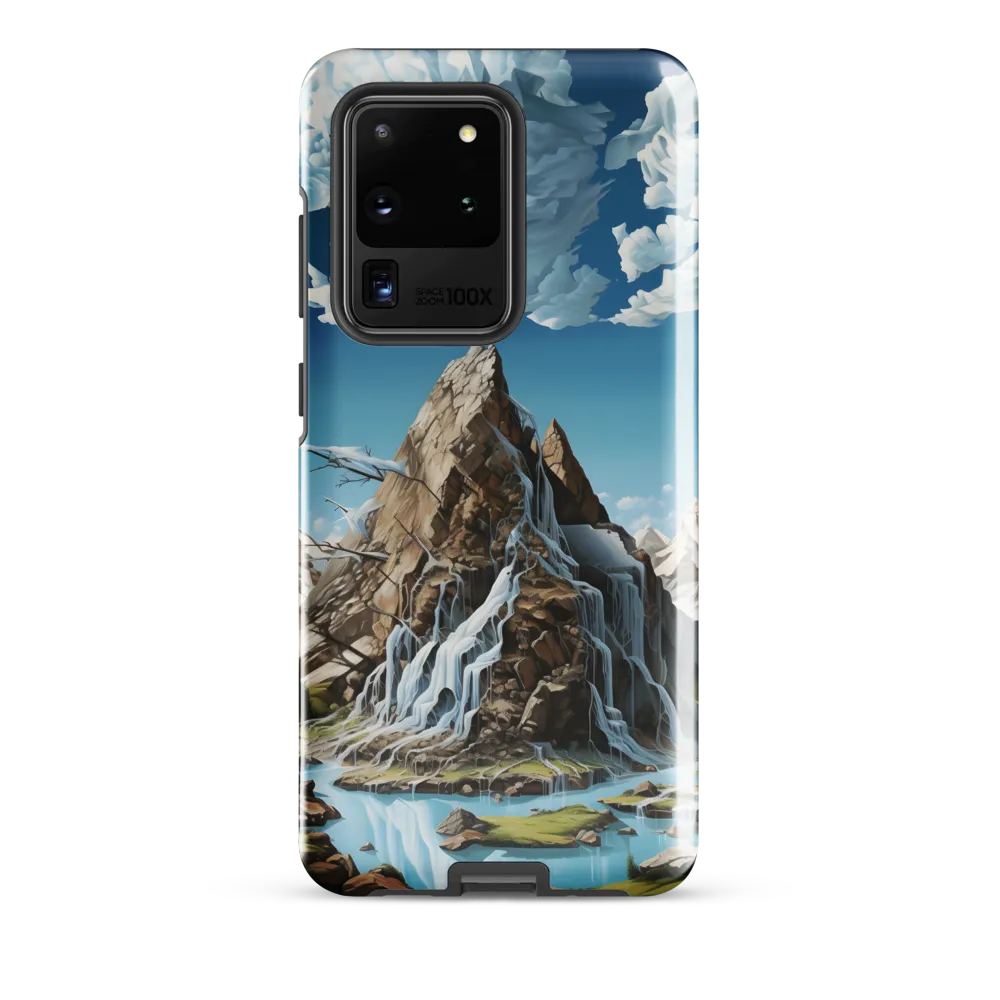 Majestic Cascade: A Mountain Masterpiece