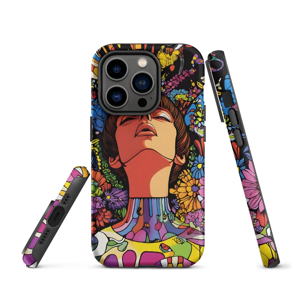 Vibrant Ecstasy: A Psychedelic Portrait