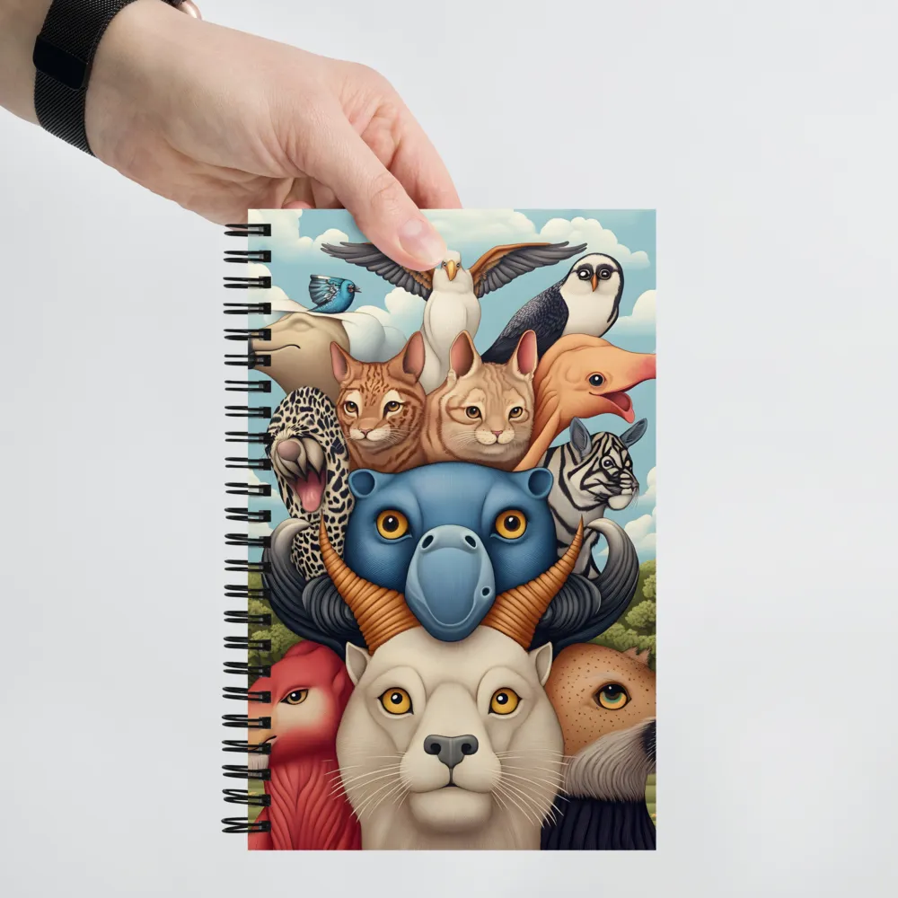 Harmonious Echoes of Wildlife | Spiral Notebook