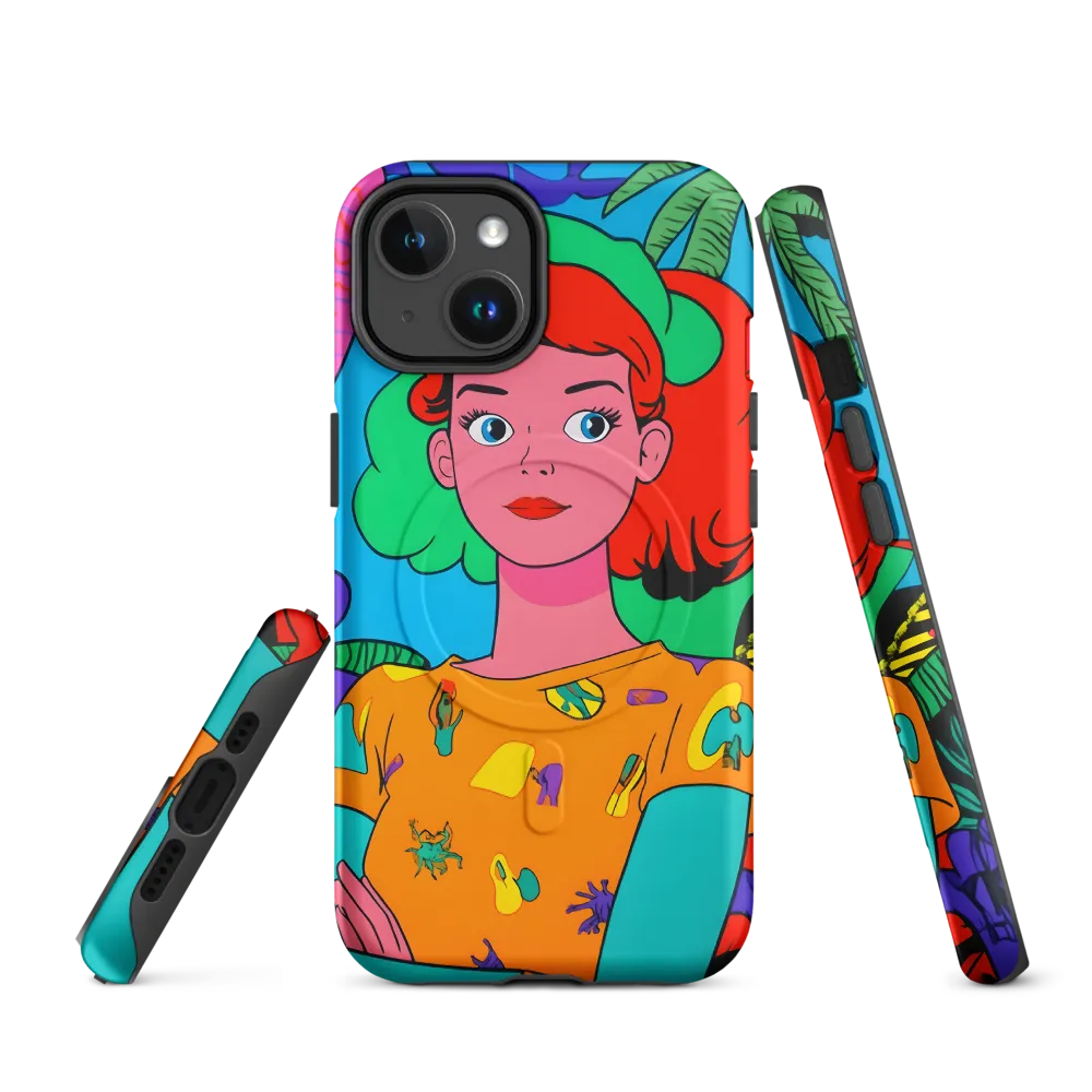 Tropical Vibes: A Playful Portrait