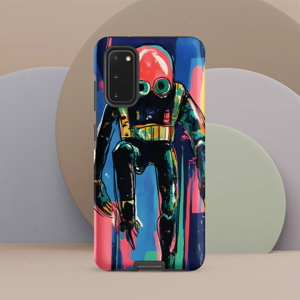 Diver in Vibrant Motion