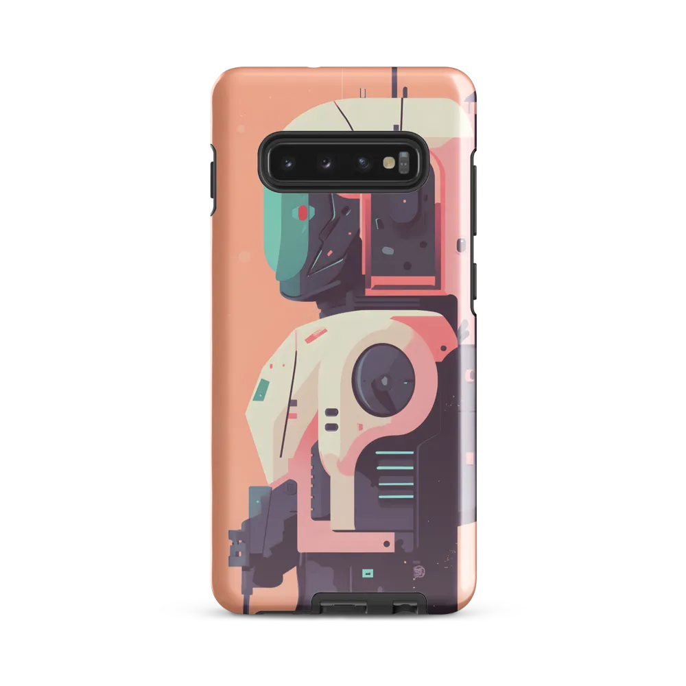 Futuristic Astronaut Bot | Phone Case |  S10 Plus | Tough Case | Glossy