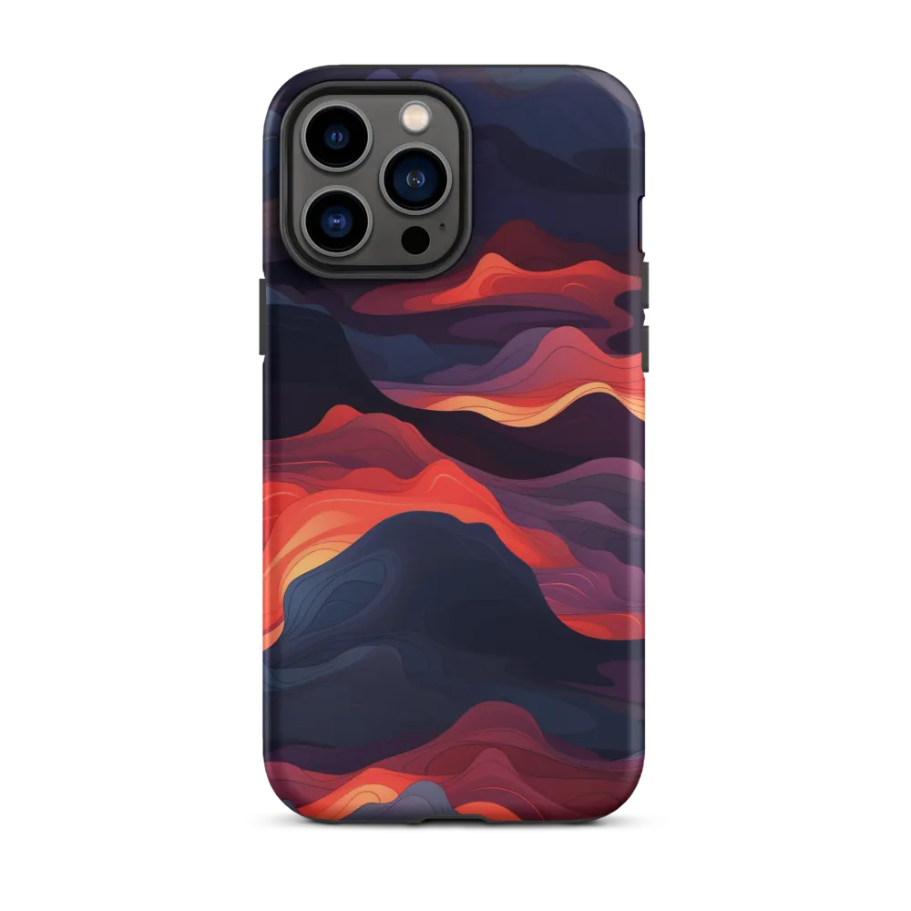 Ethereal Waves of Color | Phone Case |  13 Pro Max | Tough Case | Matte