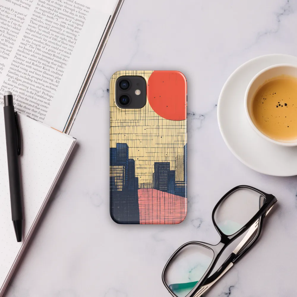 Urban Echoes: A Minimalist Cityscape