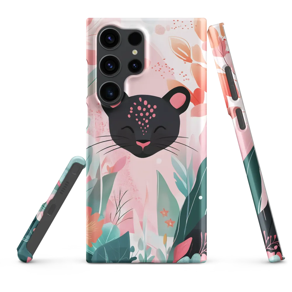 Whimsical Panther in Bloom