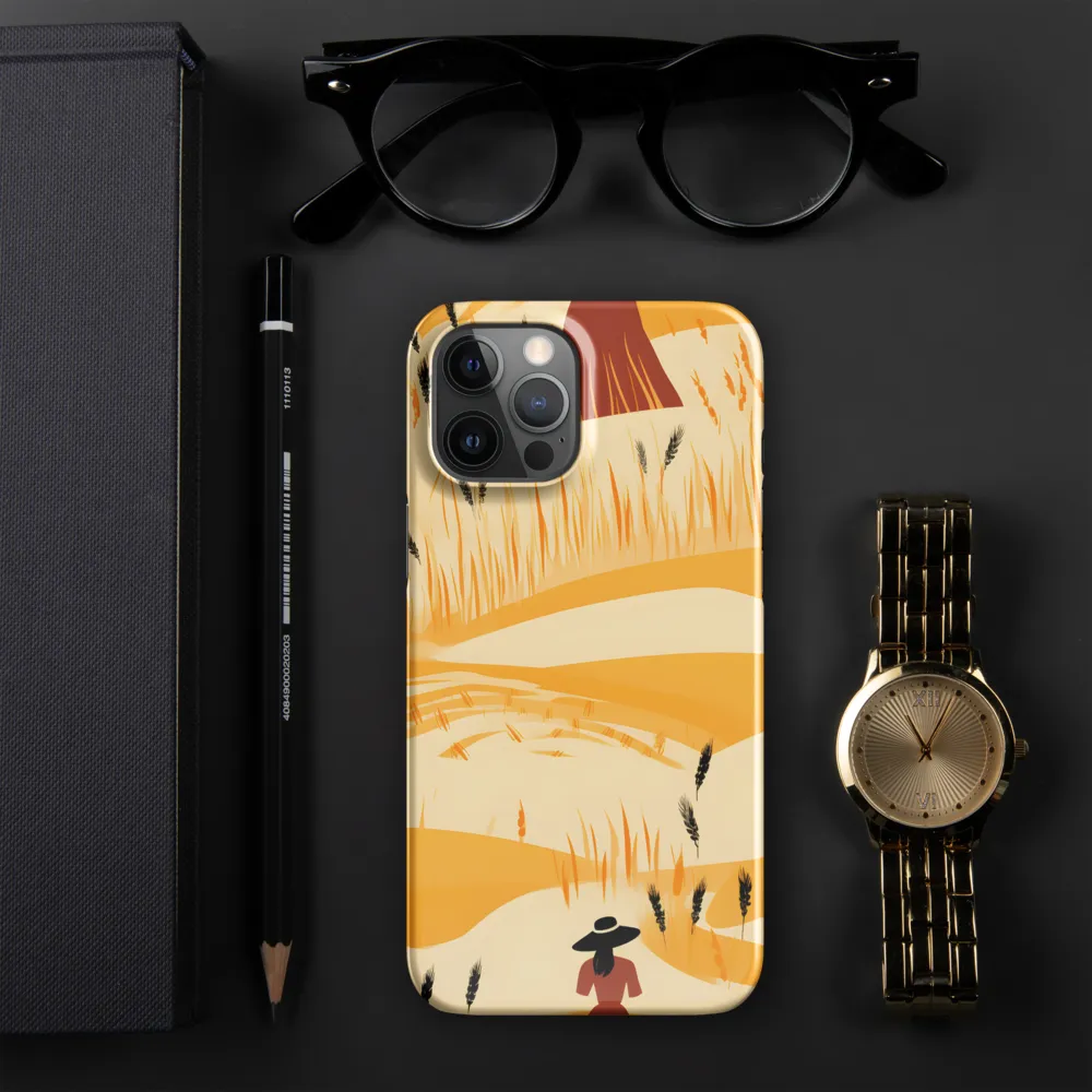 Embracing the Fields: A Floral Journey | Phone Case |  12 Pro Max | Snap Case | Glossy