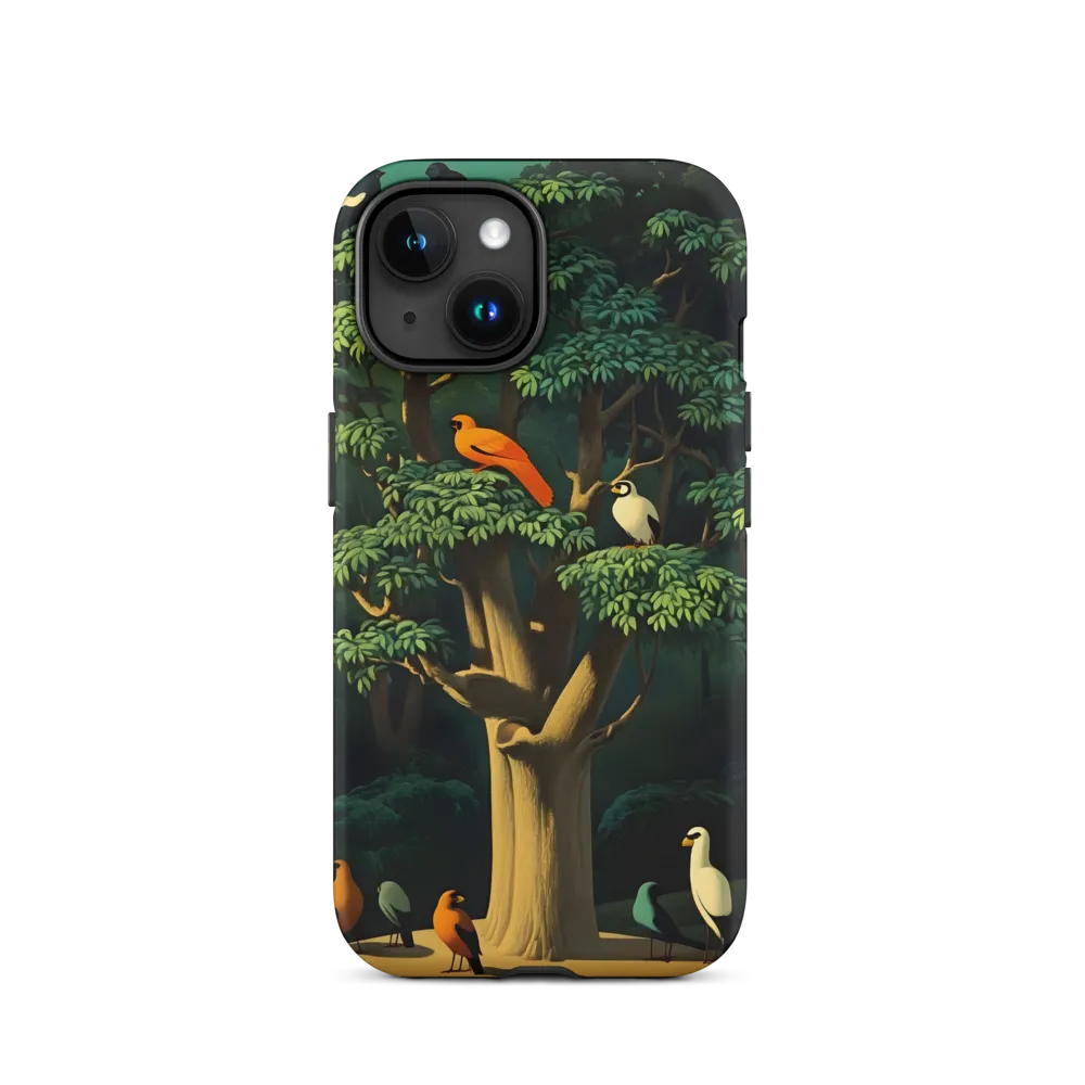 Harmony in Color: A Surreal Bird Symphony