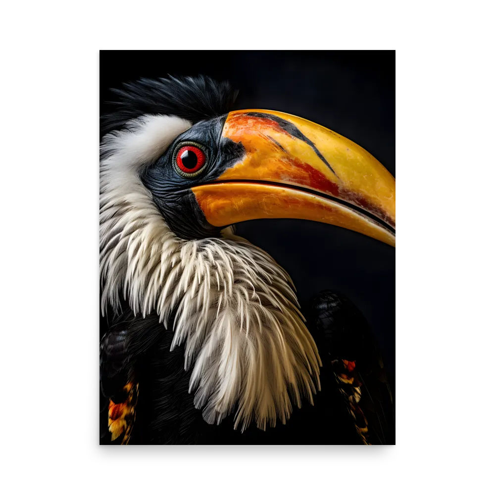 Majestic Hornbill Portrait | Poster | 18″×24″