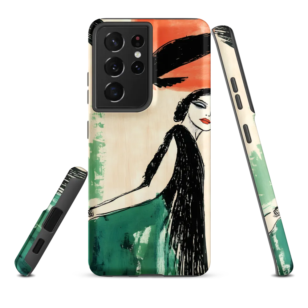 Elegance in Flight | Phone Case |  S21 Ultra | Tough Case | Matte
