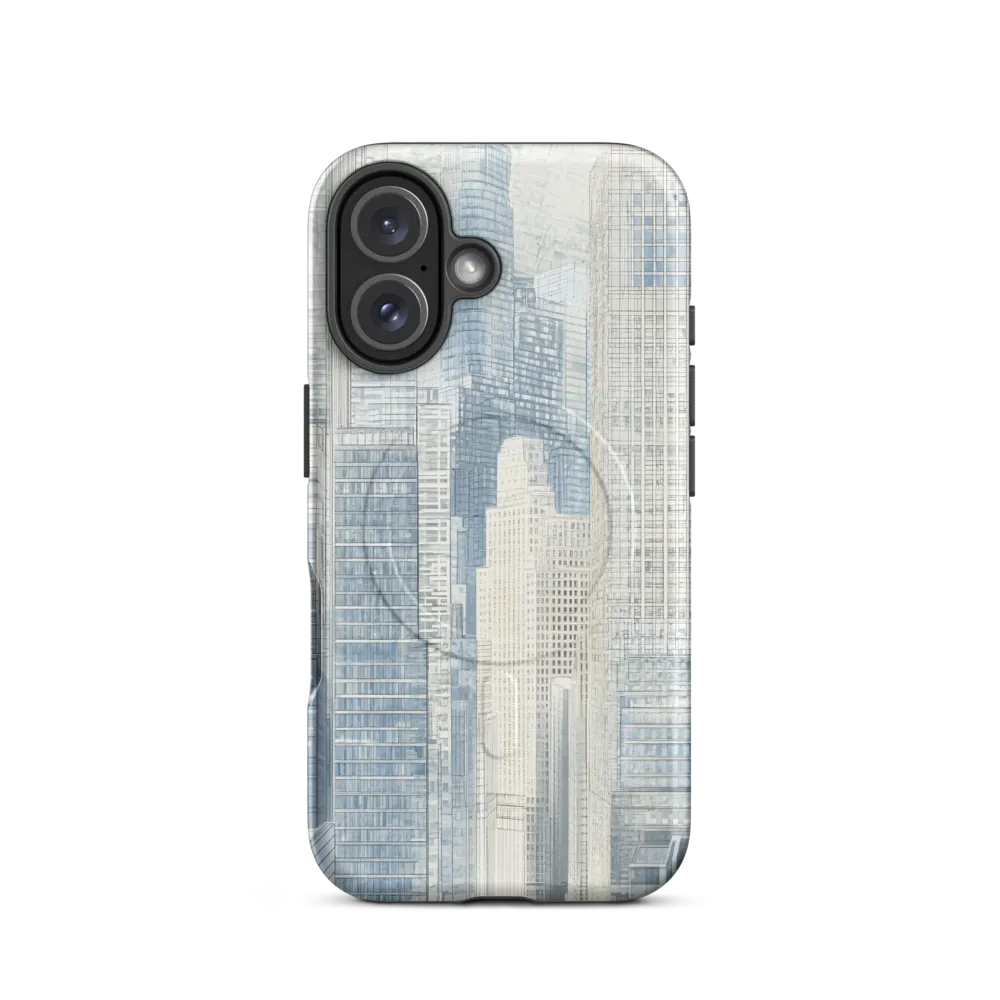 Urban Serenity: A Modern Cityscape | Phone Case |  16 | MagSafe® Tough Case | Matte