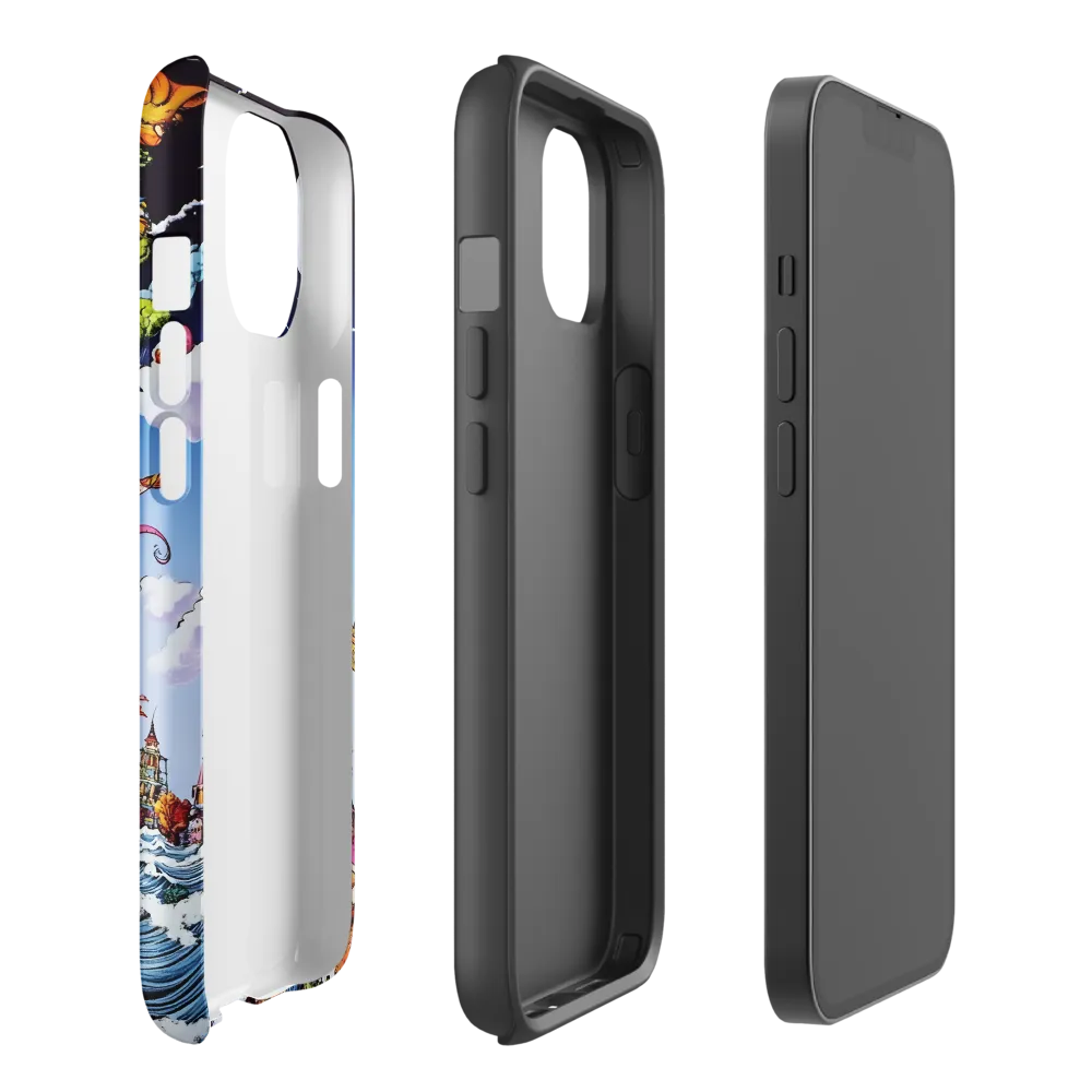Voyage of Whimsy: A Surreal Sailor's Dream | Phone Case |  14 | Tough Case | Glossy