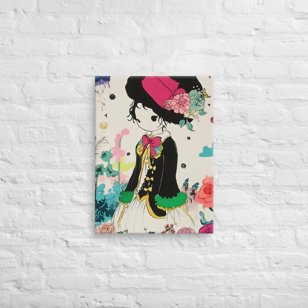 Whimsical Garden Reverie | Canvas | 18″×24″
