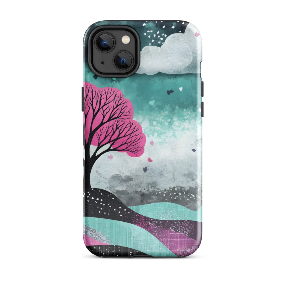 Whimsical Landscape of Love | Phone Case |  14 Plus | Tough Case | Glossy