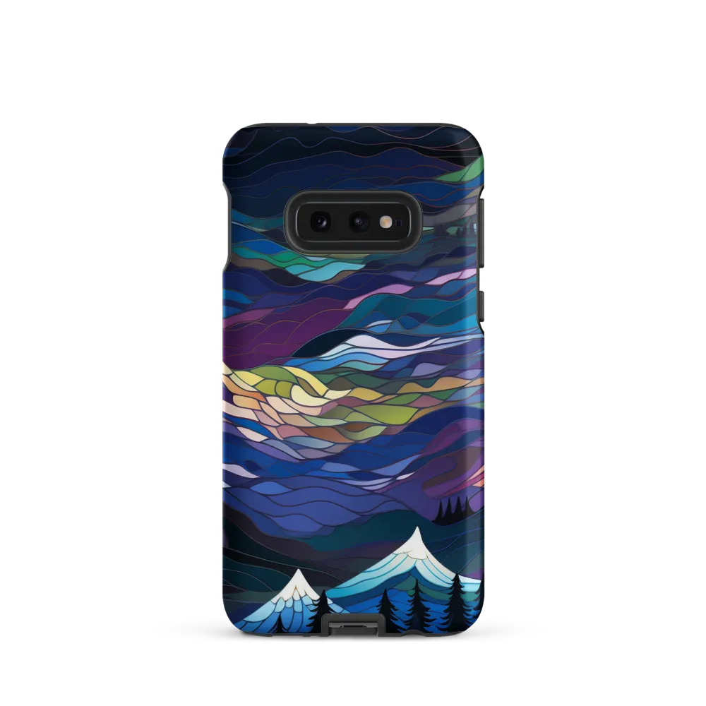 Twilight Peaks: An Abstract Mountain Landscape
