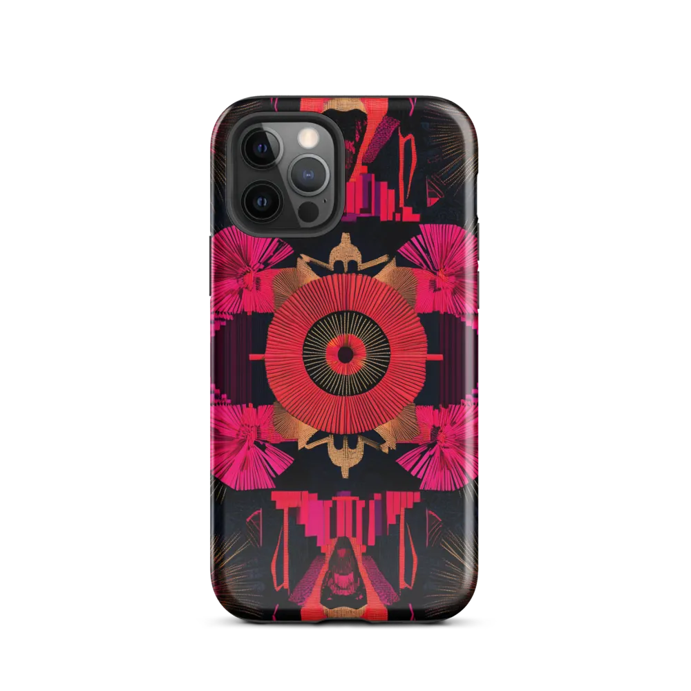 Dynamic Geometric Symphony | Phone Case |  12 Pro | Tough Case | Glossy