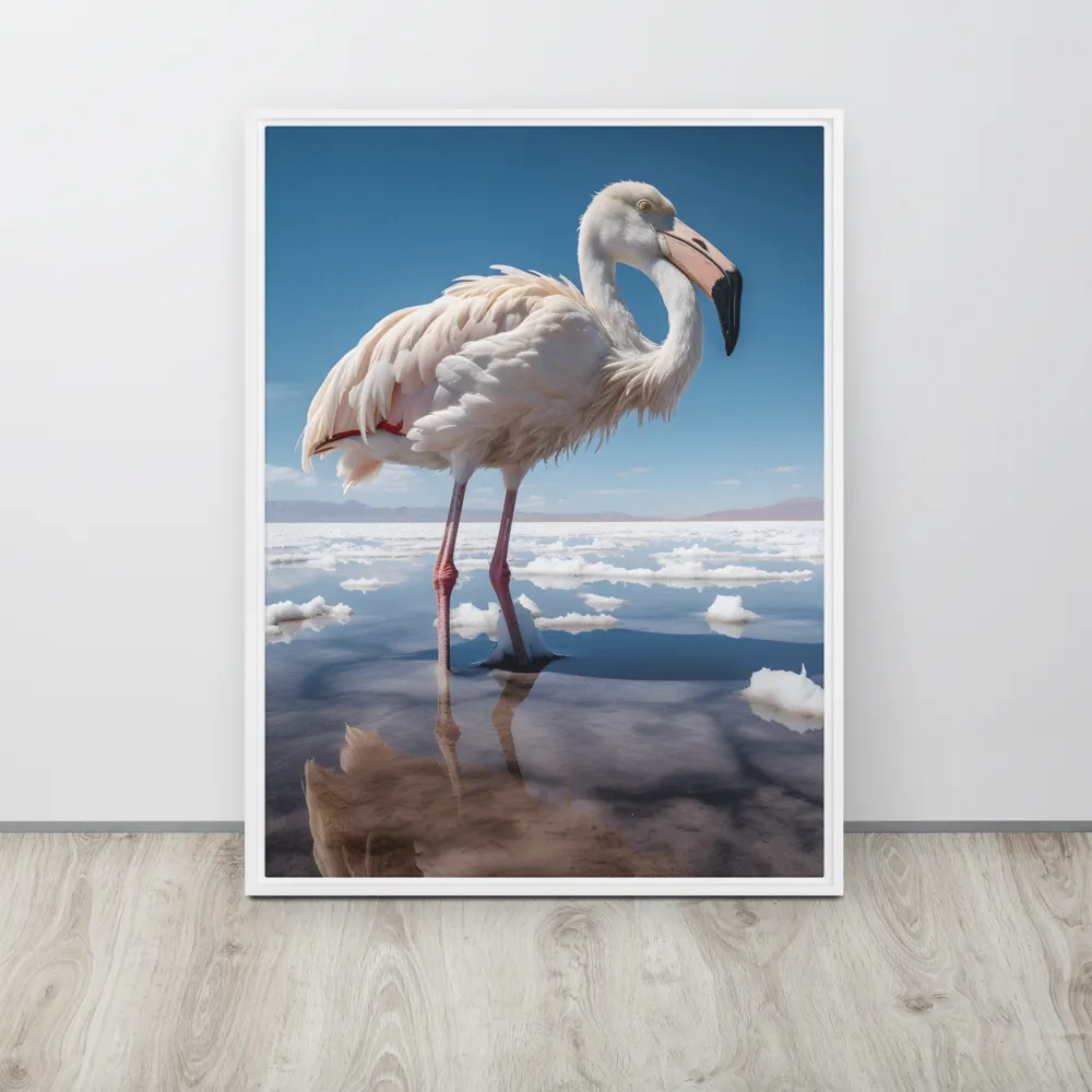 Graceful Solitude of a Flamingo