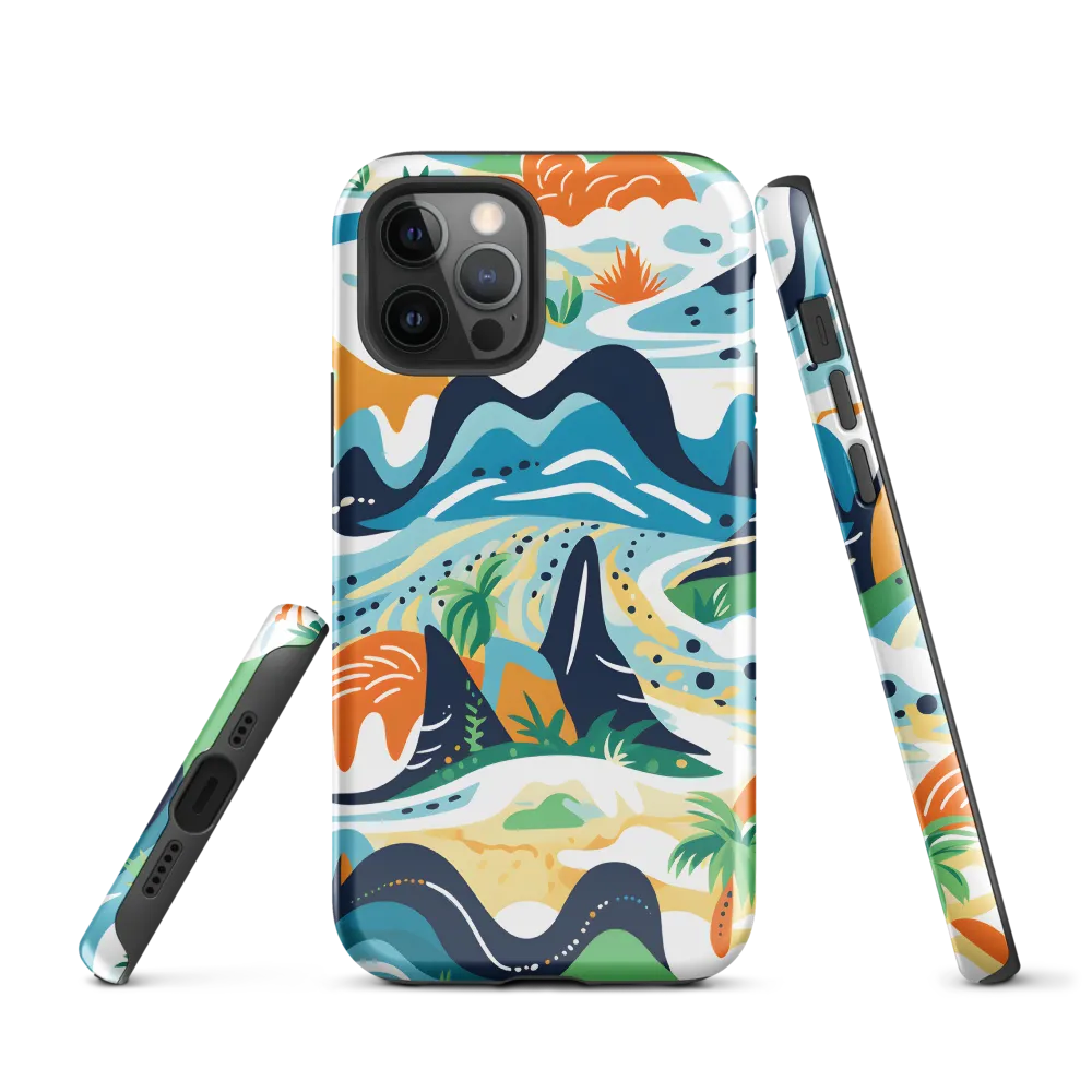 Abstract Tropical Landscape