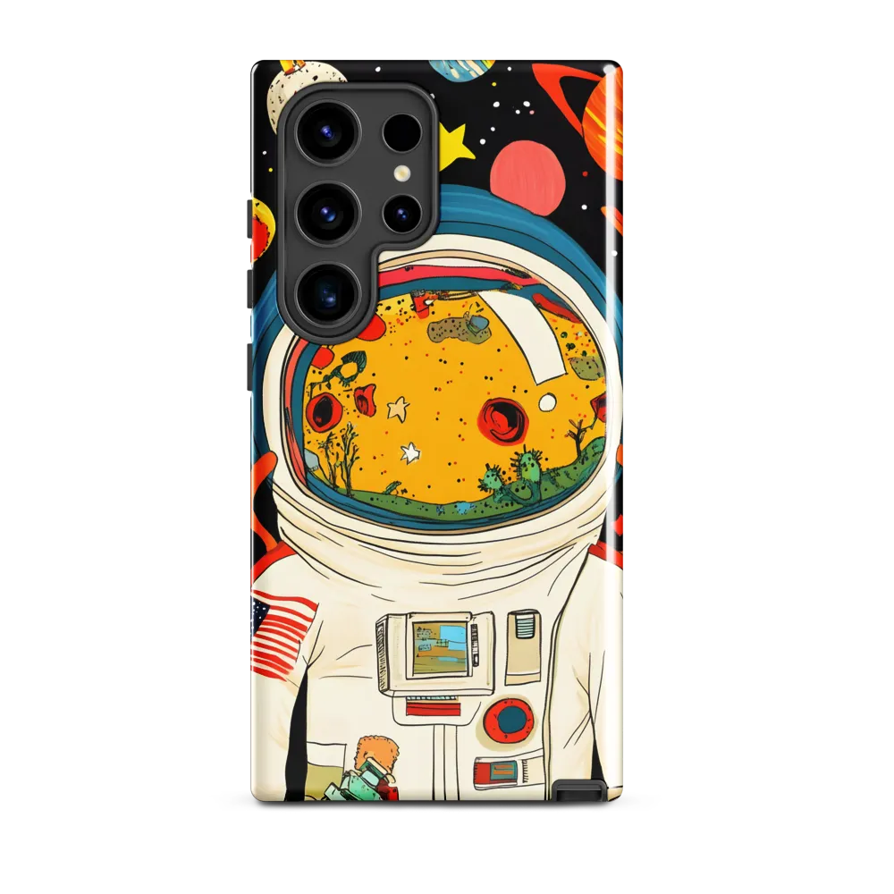 Cosmic Curiosity: Journey Within the Helmet