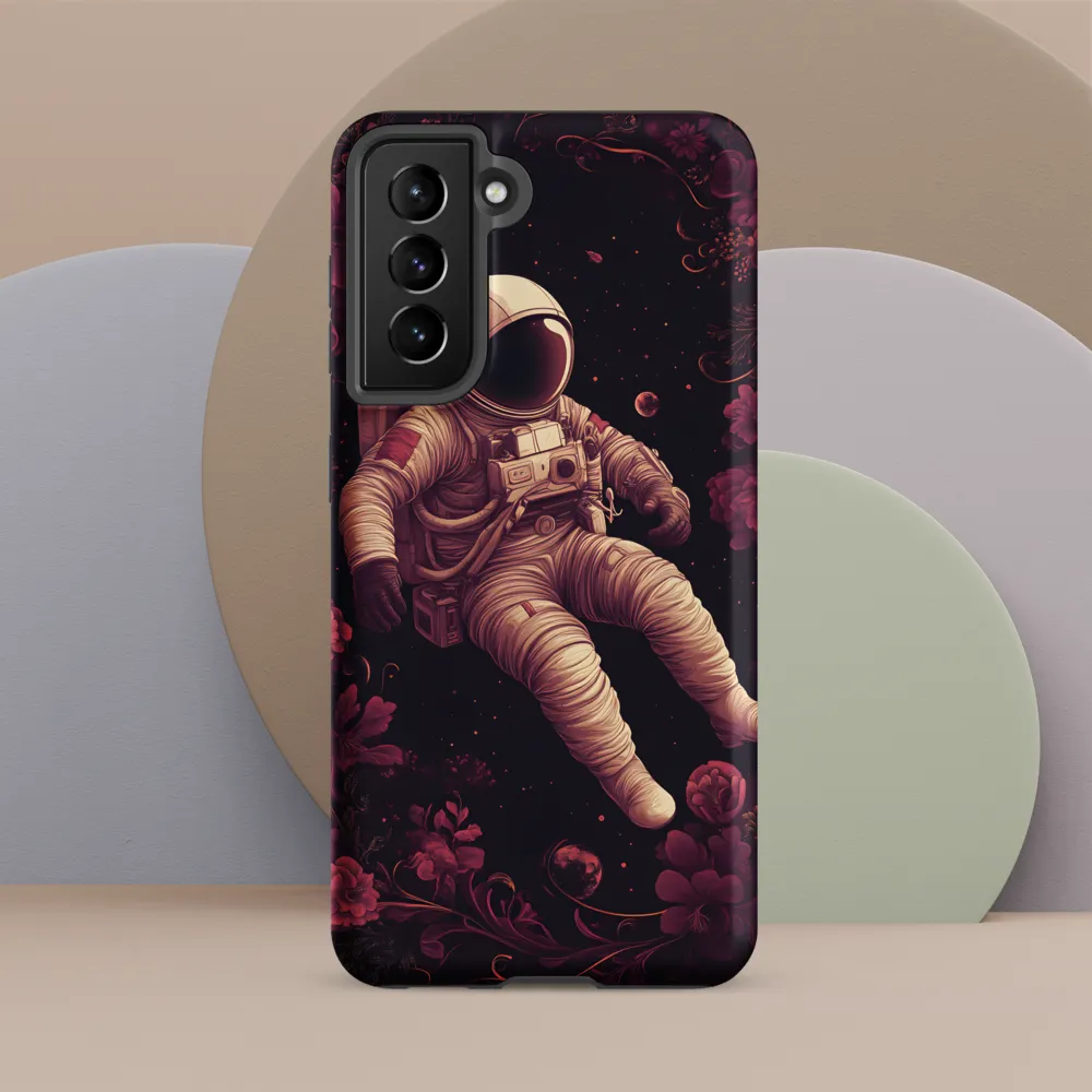 Cosmic Bloom: An Astronaut's Journey