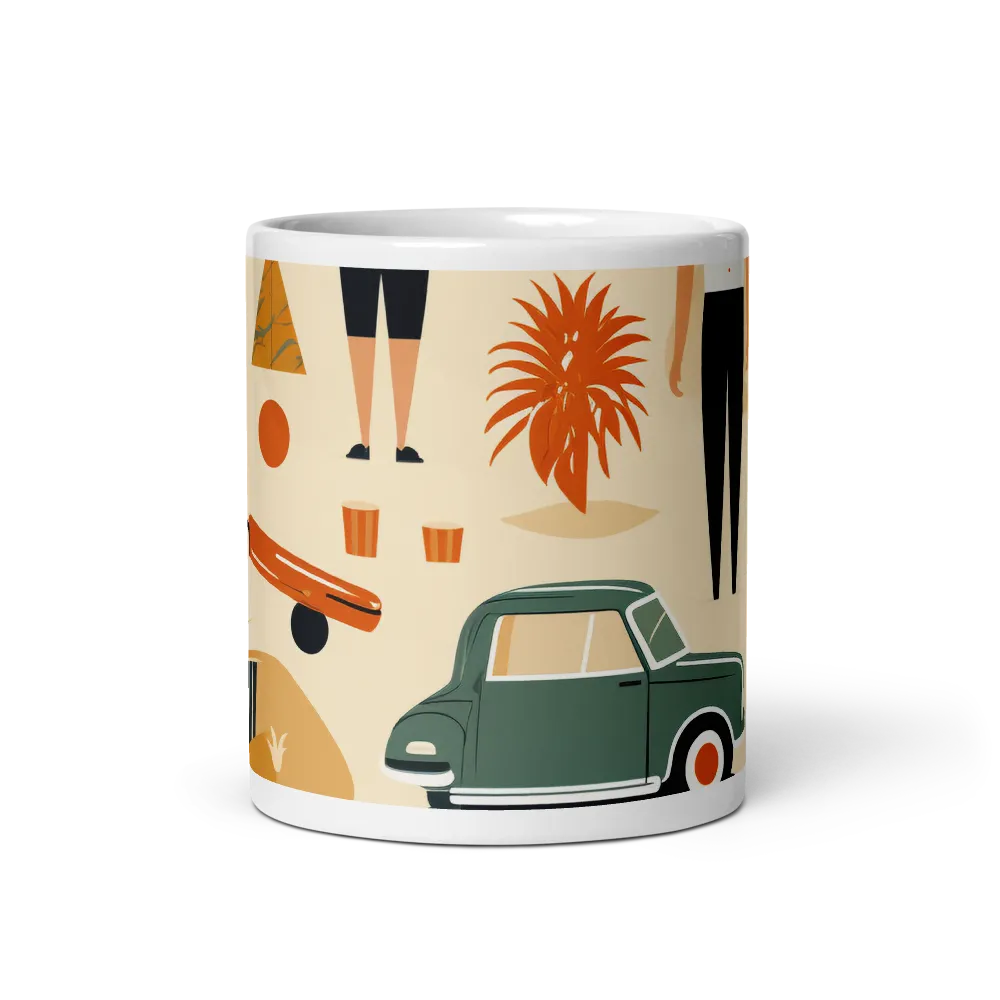 Retro Playfulness | Mug with White inside | 11 oz