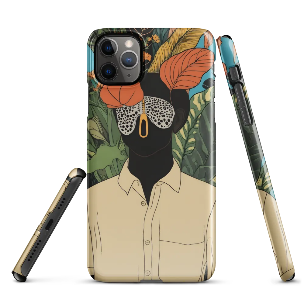 Enigmatic Flora: A Modern Portrait | Phone Case |  11 Pro Max | Snap Case | Glossy