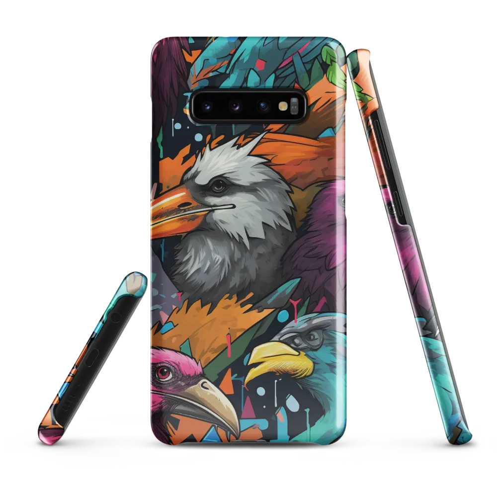 Avian Vortex: A Celebration of Color and Form | Phone Case |  S10 Plus | Snap Case | Glossy