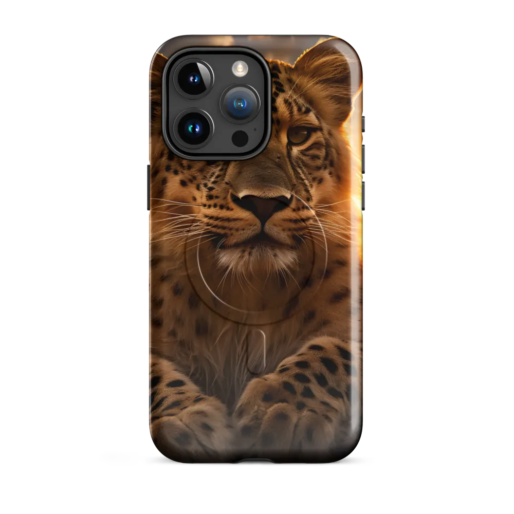 Regal Presence: The Leopard at Sunset