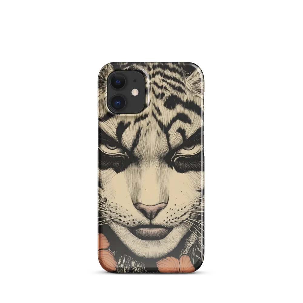 Feline Majesty: The Human-Leopard Connection | Phone Case |  12 Mini | Snap Case | Glossy