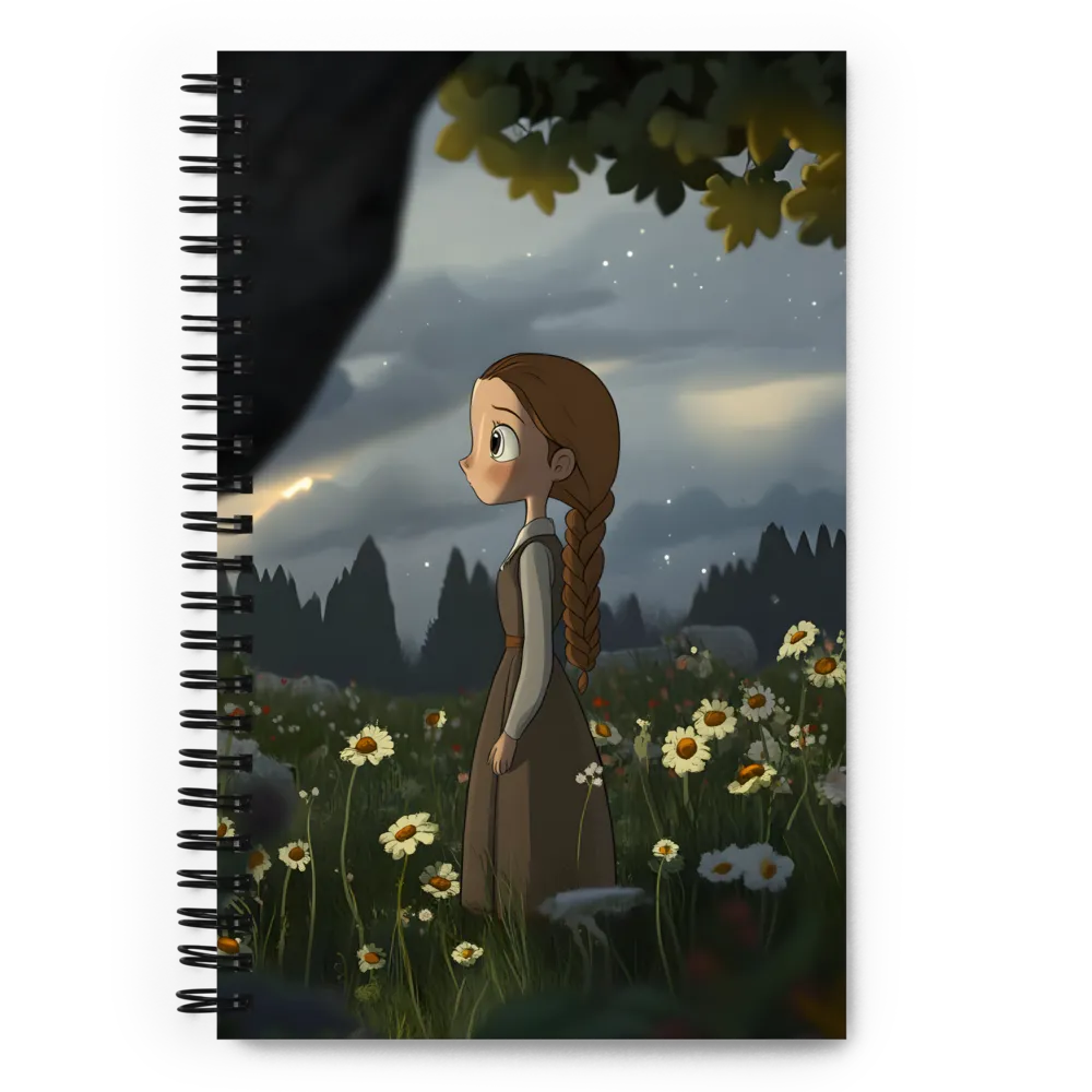 Whispers of Innocence | Spiral Notebook