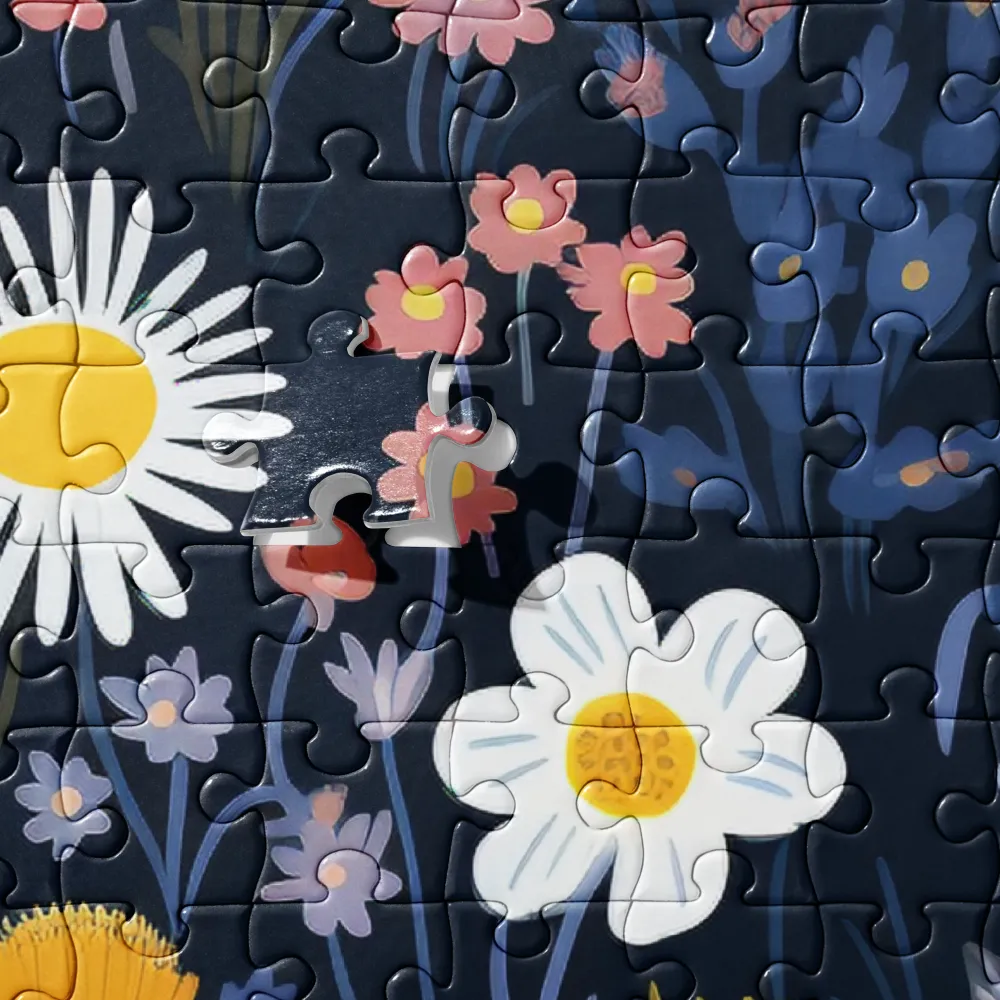 Botanical Harmony: A Floral Symphony | Jigsaw Puzzle | 520 pieces