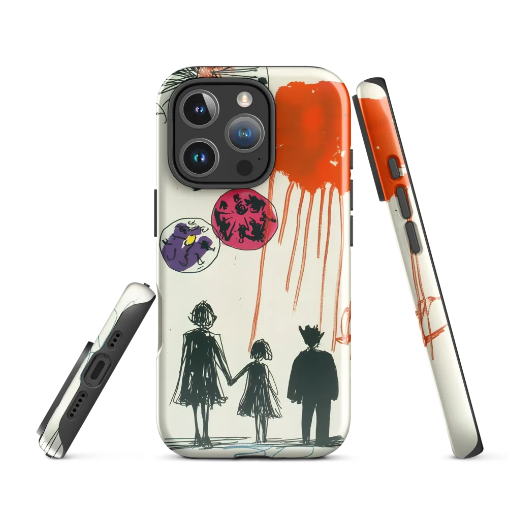 Embrace of Togetherness | Phone Case |  16 Pro | Tough Case | Glossy
