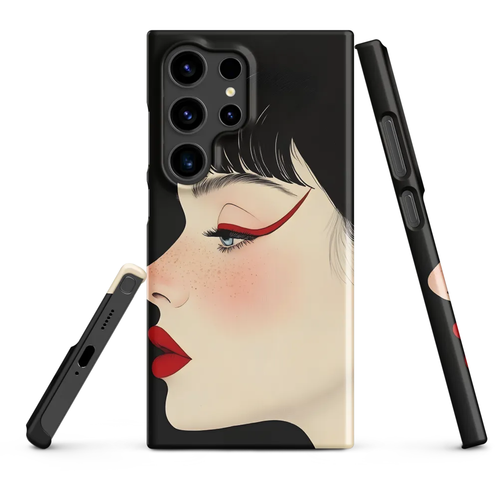 Elegance in Profile | Phone Case |  S24 Ultra | Snap Case | Matte