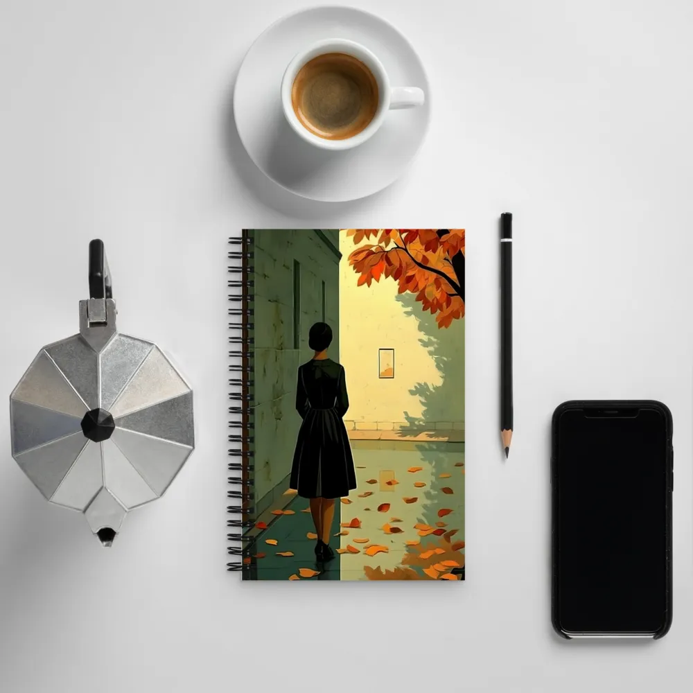 Solitude in Autumn | Spiral Notebook