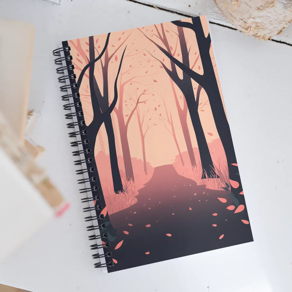 Whispers of a Serene Forest | Spiral Notebook