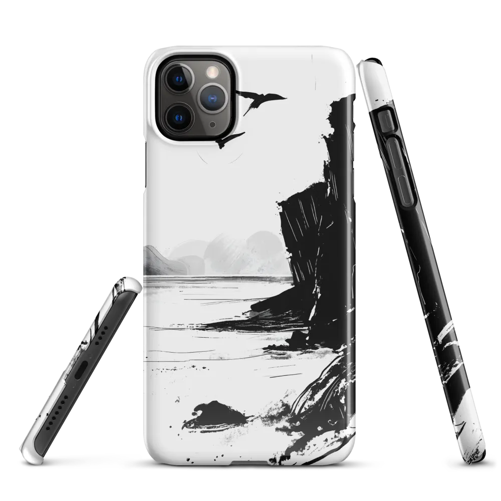 Ethereal Heights: A Minimalist Landscape | Phone Case |  11 Pro Max | Snap Case | Glossy