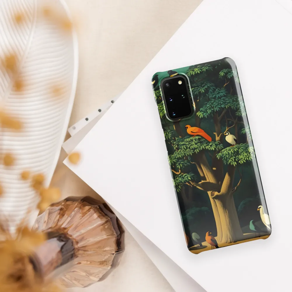 Harmony in Color: A Surreal Bird Symphony