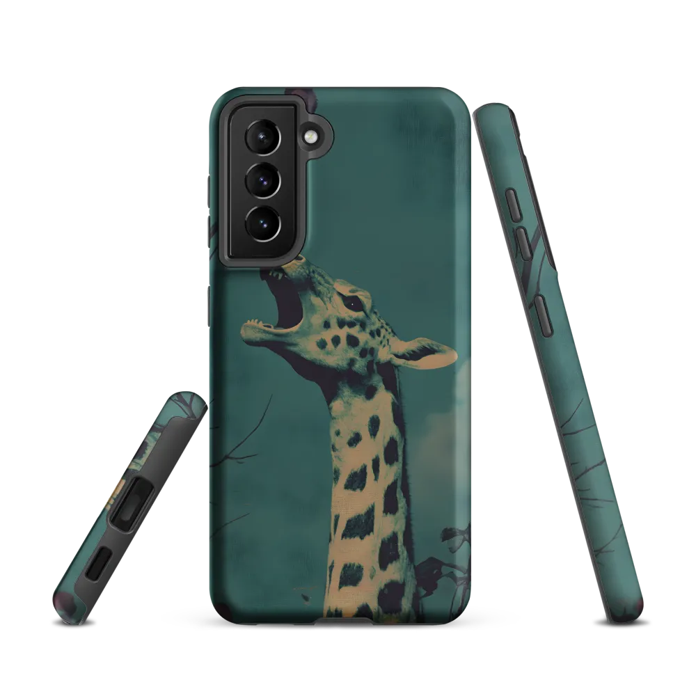 Whispers of the Tall: A Surreal Giraffe Encounter