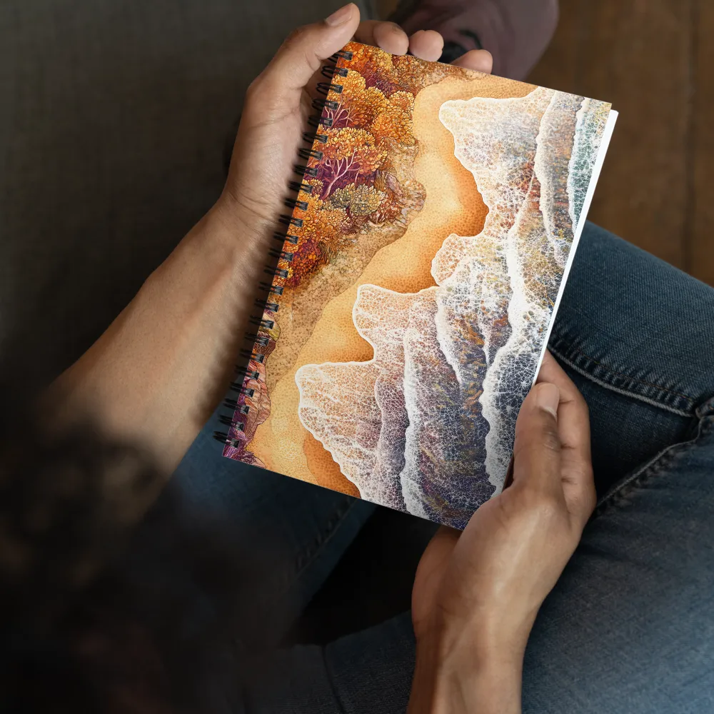 Serenity by the Shore | Spiral Notebook