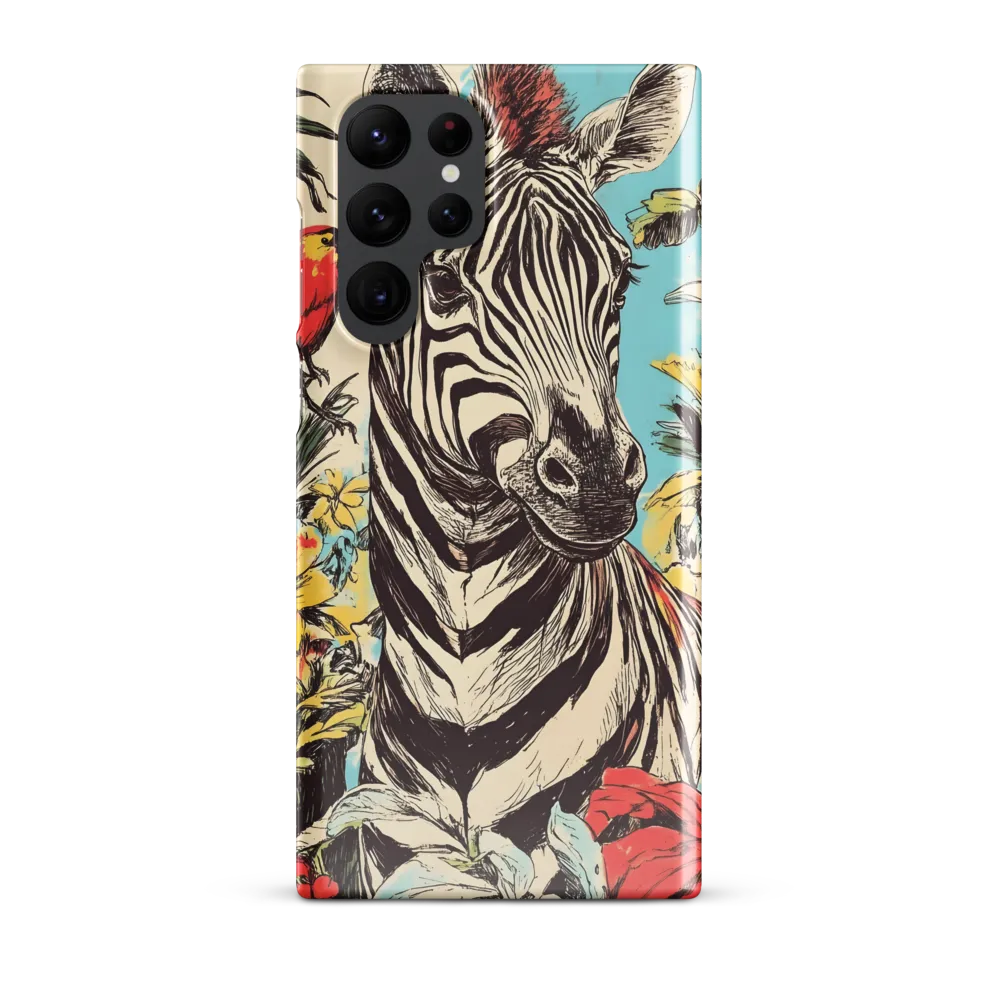 Zebra in Tropical Reverie