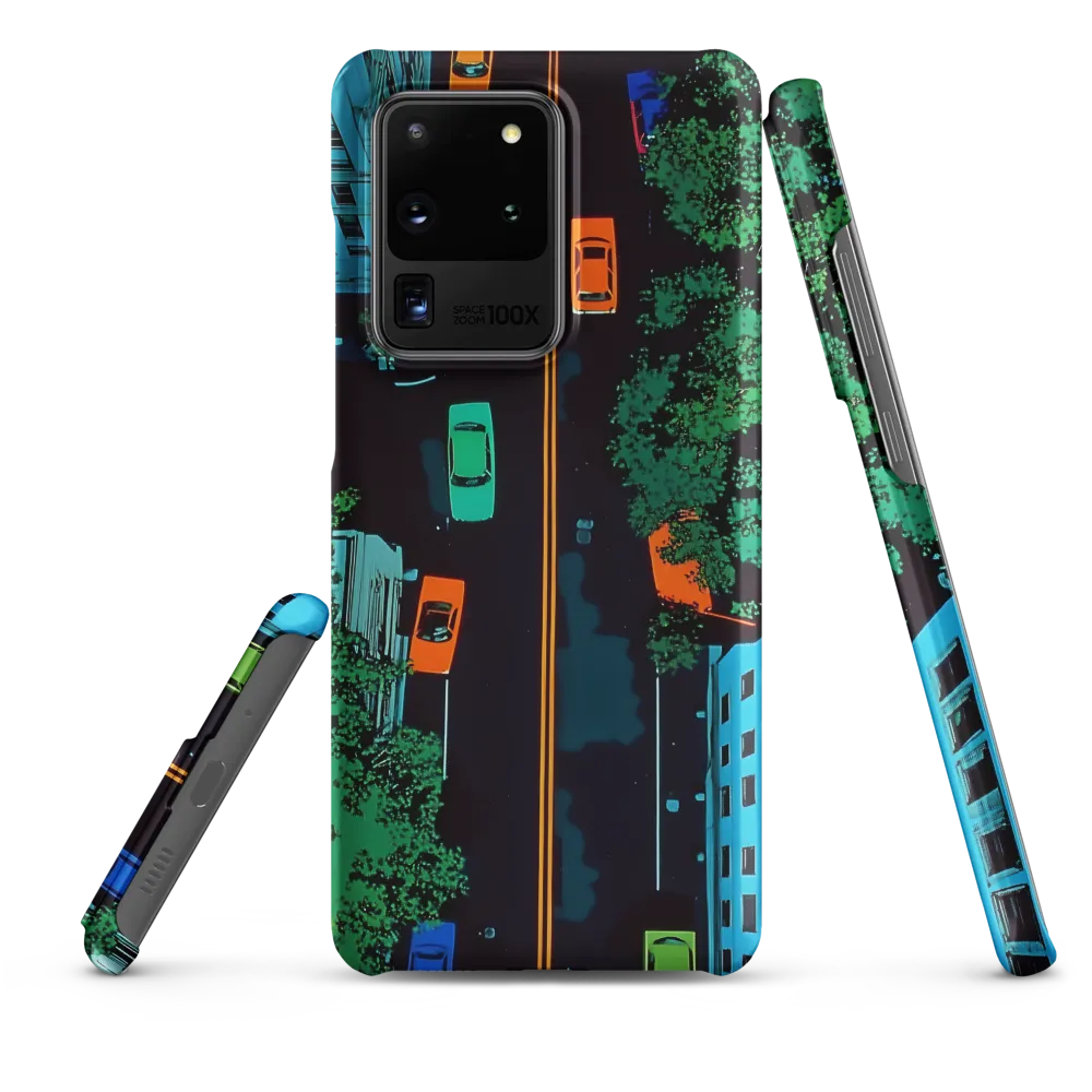 Urban Pulse: A Colorful Intersection