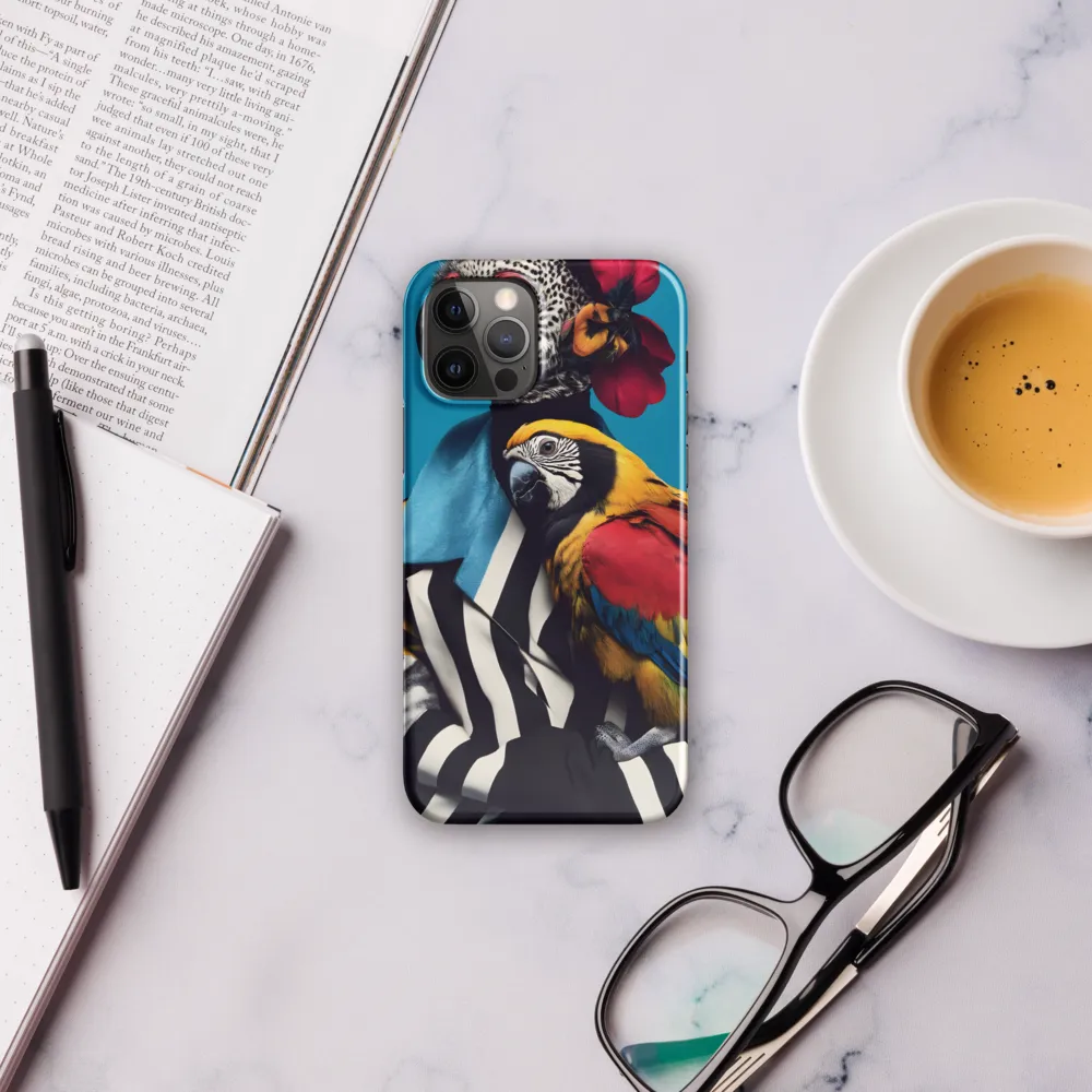 Vibrant Fusion of Flora and Fauna | Phone Case |  12 Pro | Snap Case | Glossy