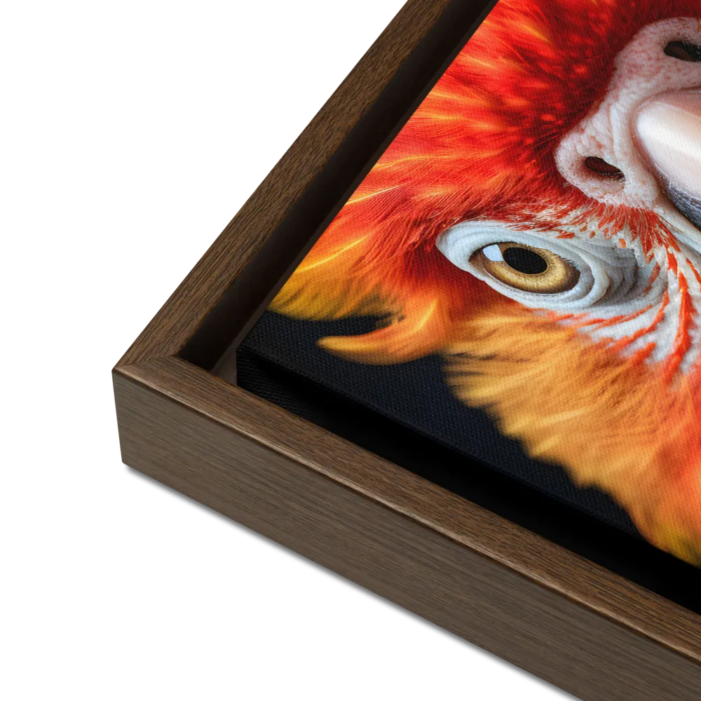 The Fiery Gaze of the Parrot