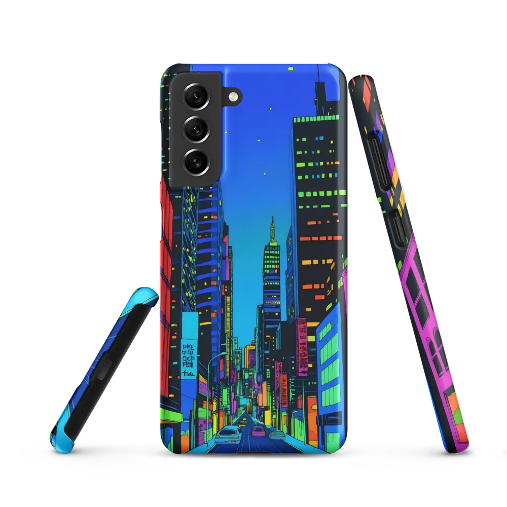 Neon Dreamscape: A Futuristic City at Dusk