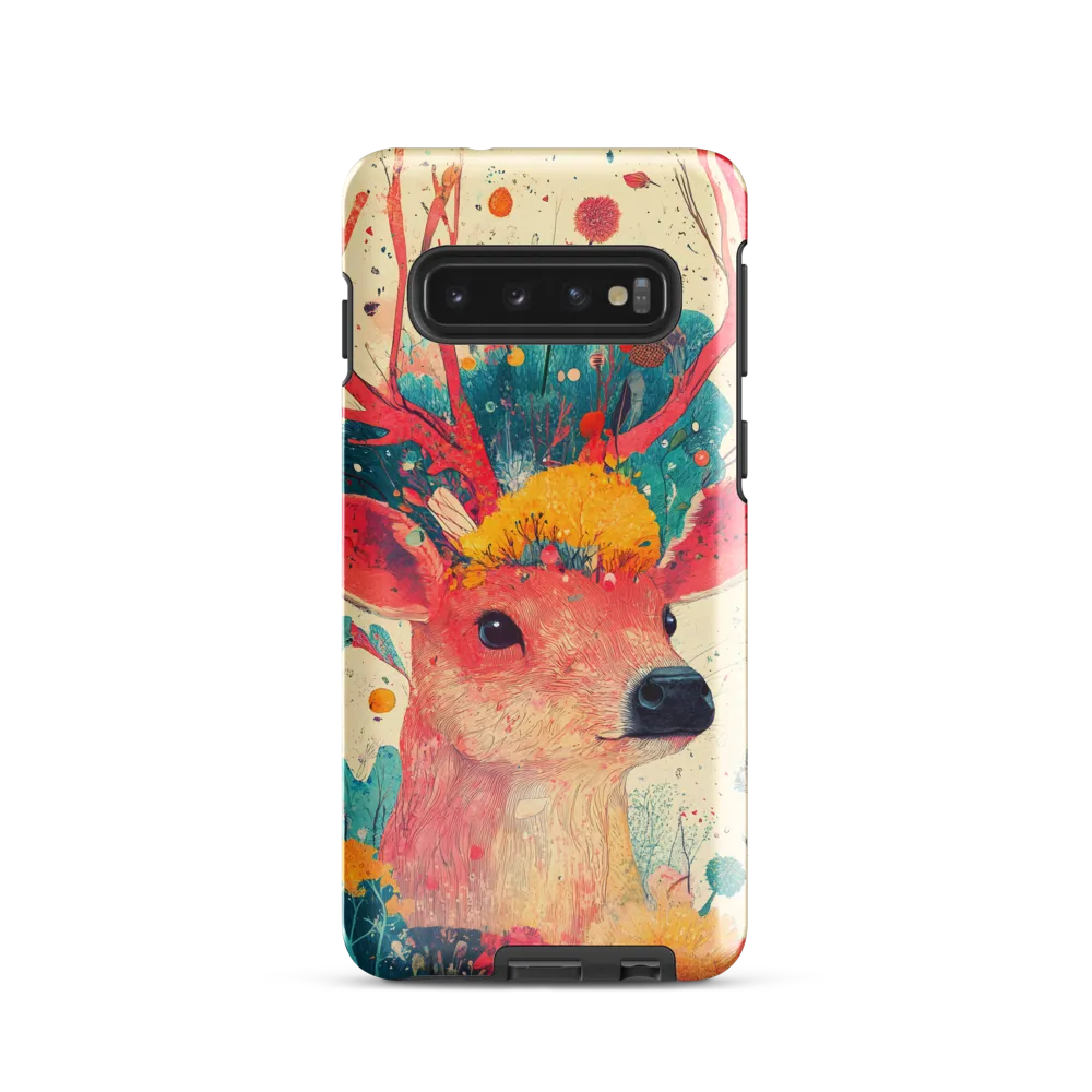 Whimsical Harmony: A Deer in Bloom