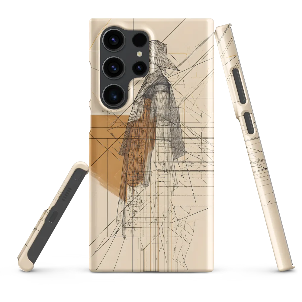 Abstract Profile: A Minimalist Exploration | Phone Case |  S23 Ultra | Snap Case | Matte