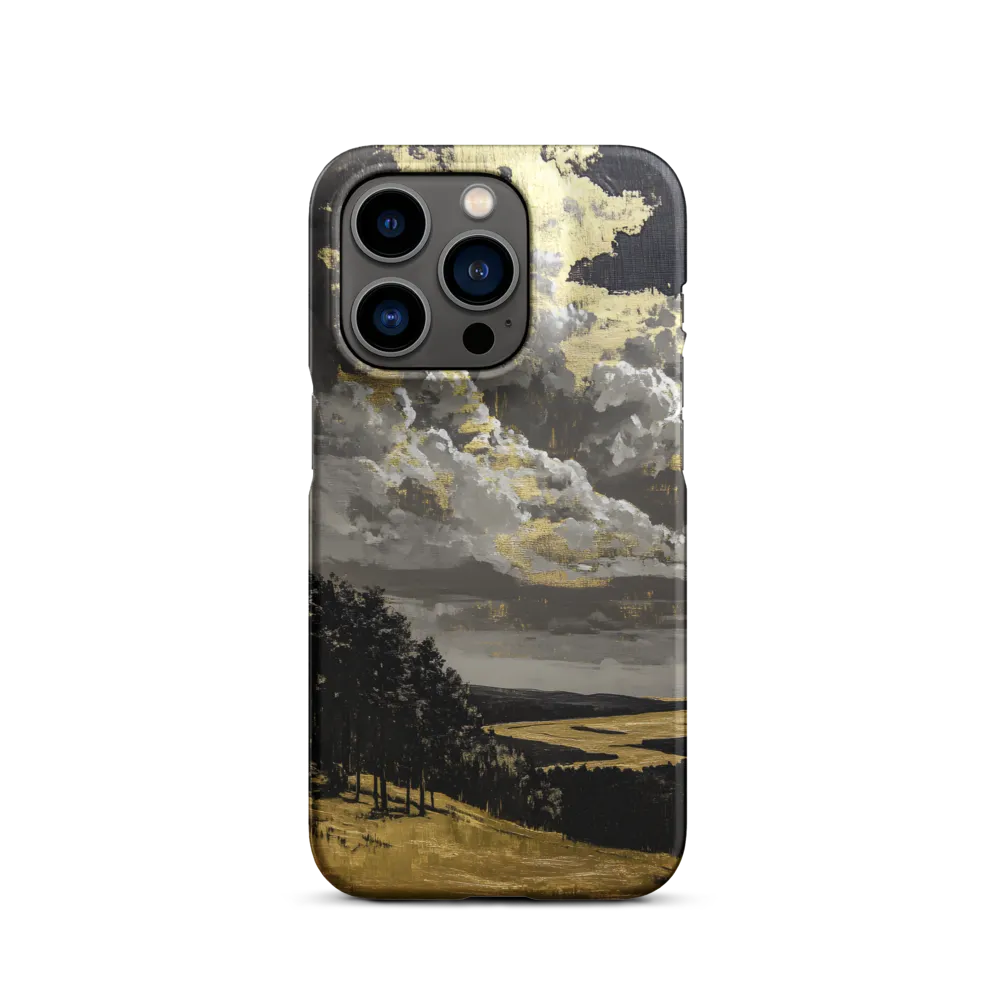 Golden Serenity in a Dramatic Sky